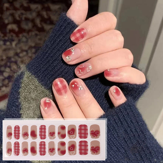 Semicured UV gel nail sticker kit ES-478