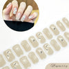 2026 New Christmas Gel Nail Sticker Lighting Harden Semi-Curing Nail Sticker