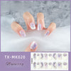 Bronzing butterfly no-bake nail sticker