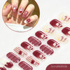 2026 New Christmas Gel Nail Sticker Lighting Harden Semi-Curing Nail Sticker