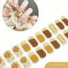 2026 New Christmas Gel Nail Sticker Lighting Harden Semi-Curing Nail Sticker