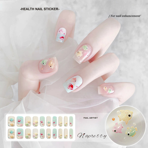 3D Nail Wrap[UV-Free] Fish