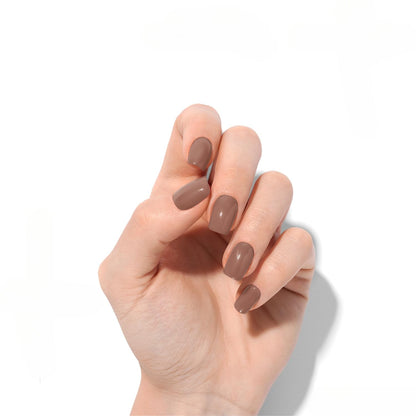 Semi Cured Gel Nail Strips Browny Choco