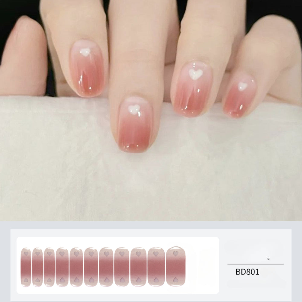 semicured nail stickers BD-801