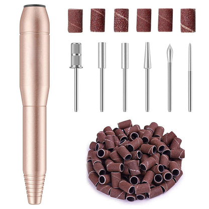 Electrical Professional Nail File Kit for Acrylic, Gel Nails, Manicure Pedicure Polishing Shape Tools