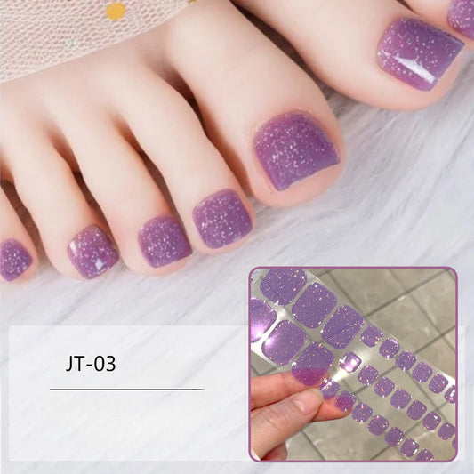 Pedicure Gel Nail Strips JT-03