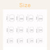 Minimalist short French fake nails