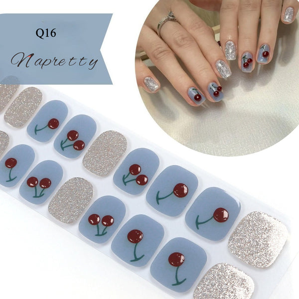 UV Free 5D Gel Nail Art Sticker Q39