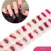 2026 New Christmas Gel Nail Sticker Lighting Harden Semi-Curing Nail Sticker