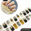 2026 New Christmas Gel Nail Sticker Lighting Harden Semi-Curing Nail Sticker
