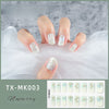 Bronzing butterfly no-bake nail sticker