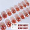 UV semicured nail stickers