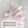 [No Lighting] Light Blue Embossed Cat's Eye Gel Nail Wrap