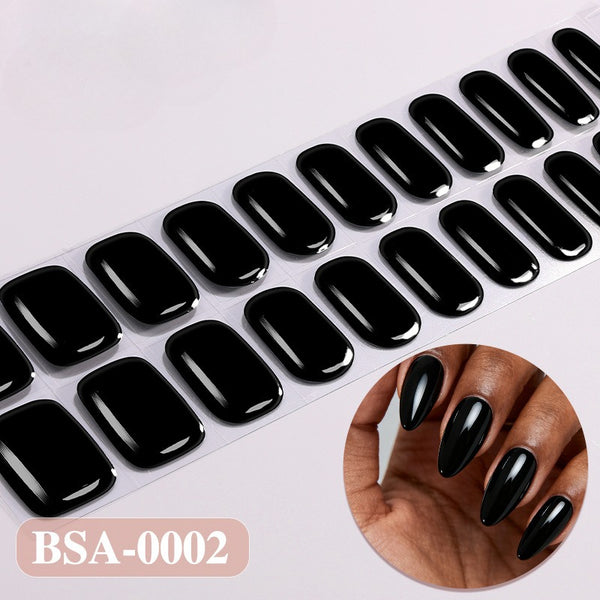 UV-Free Gel Nail Sticker Dried roses