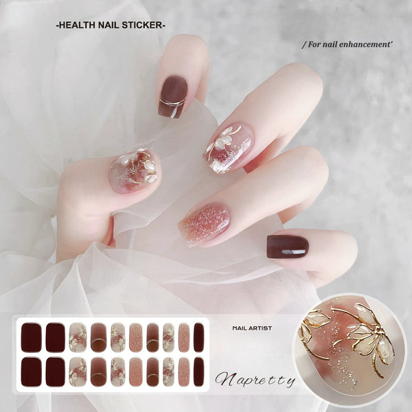 3D Nail Wrap[UV-Free] Half string