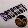 Halloween luminous dark UV-free nail sticker CMK0143