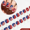 Independence Day 20 Finger Semi-Cure Gel Nail