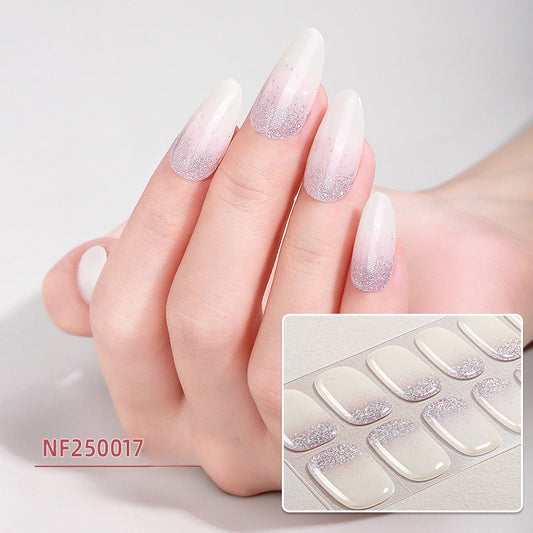 Semicured UV gel nail sticker NF250017