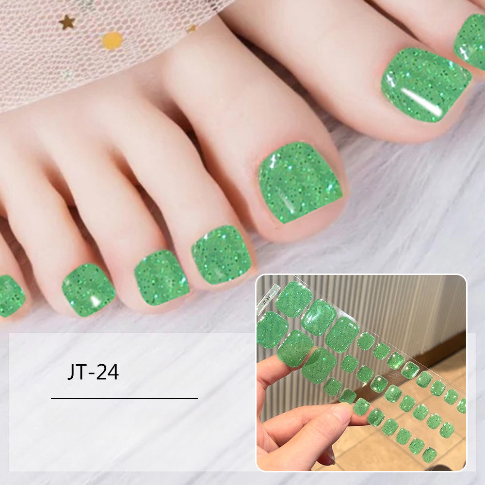 Pedicure Gel Nail Strips JT-24