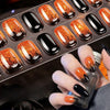 Semi-Cure Gel Nail Art Sticker Halloween Night Light Ghost Demon Spider Web UV Nail Sticker