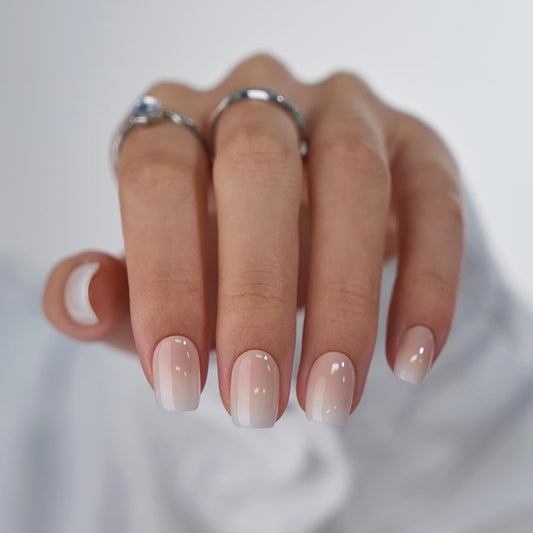 24pcs/Set Press On Nails Ombre
