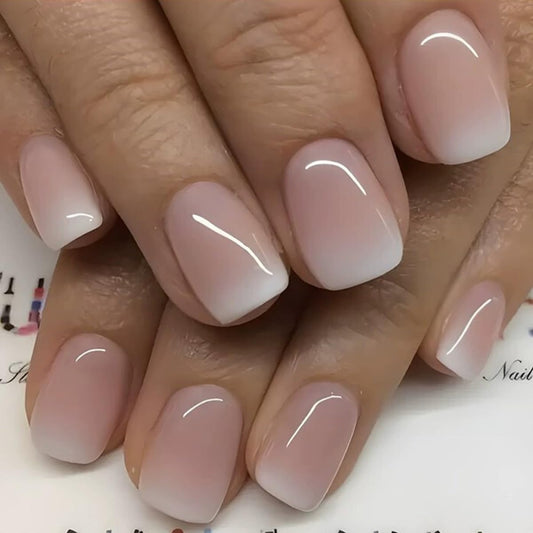 24 pcs/Set Press On Nails Ombre