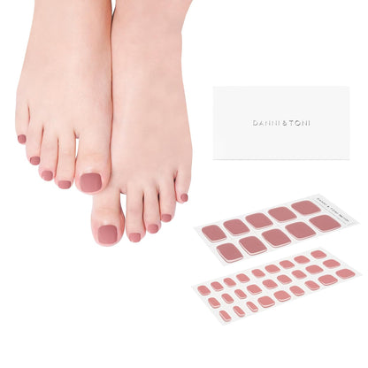 Semi Cured Gel Pedi StripsToenail Stickers Pedicure