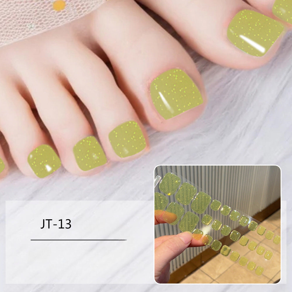 Pedicure Gel Nail Strips JT-13