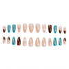 32pcs/Set Press On Nails Leopard Pattern