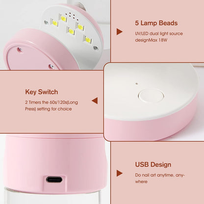 Mini LED Nail Lamp