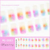 Pumpkin UV semi-cured gel manicure sticker