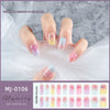 Pumpkin UV semi-cured gel manicure sticker