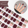 Semi-cured gel uv strips short nails