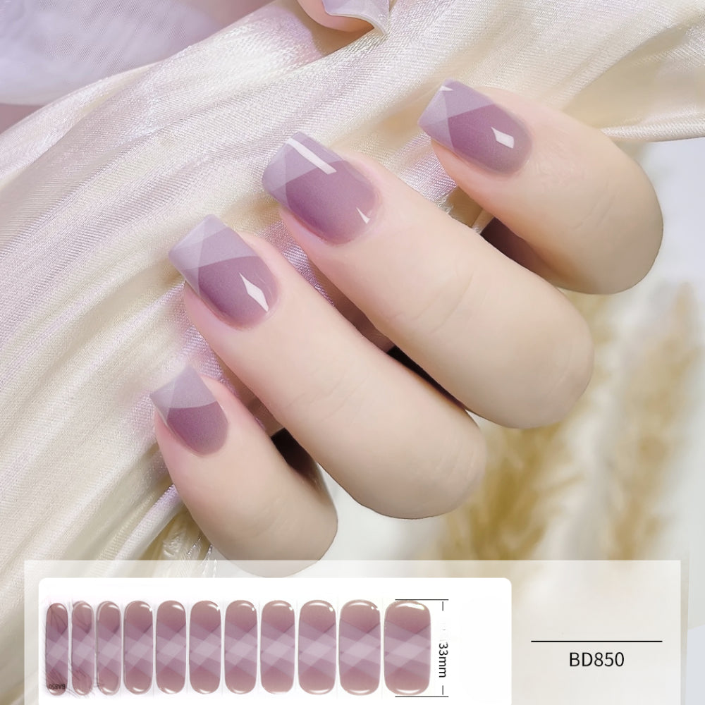 semicured nail stickers BD-850