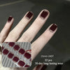 Semi-cured gel uv strips short nails 24DT