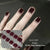 Semi-cured gel uv strips short nails 24DT