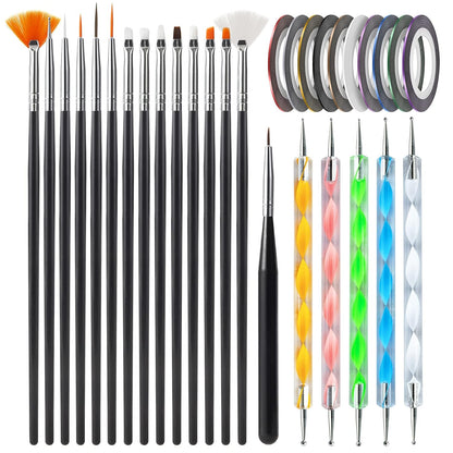 Nails Art Brushes Set Nails Dotting Tools