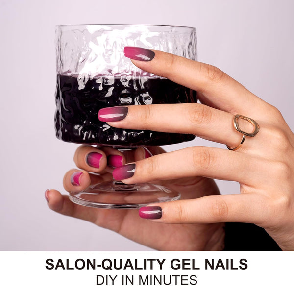 Rose Red and Black Ombre