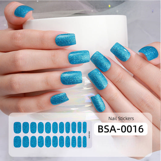 Gel nail sticker kit BSA-0016(NO LED Light needed)