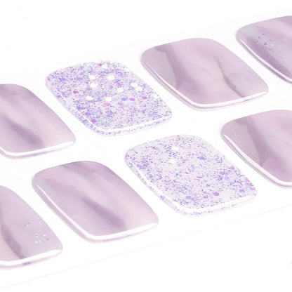 Semi Cured Gel Pedi StripsToenail Stickers Pedicure