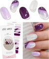 Purple White Glitter
