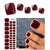 Pedicure gel nail stripes FF020