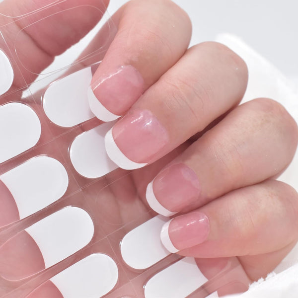 Semicured UV White French
