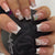 24pcs/Set Press On Nails Flower with Star Design