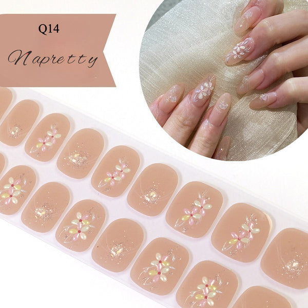 UV Free 5D Gel Nail Art Sticker Q39