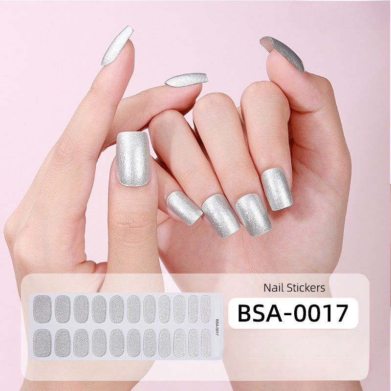 Gel nail sticker kit BSA-0017(NO LED Light needed)