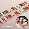 Christmas gel UV semi-cured nail sticker