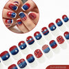 Independence Day 20 Finger Semi-Cure Gel Nail