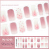 Pumpkin UV semi-cured gel manicure sticker