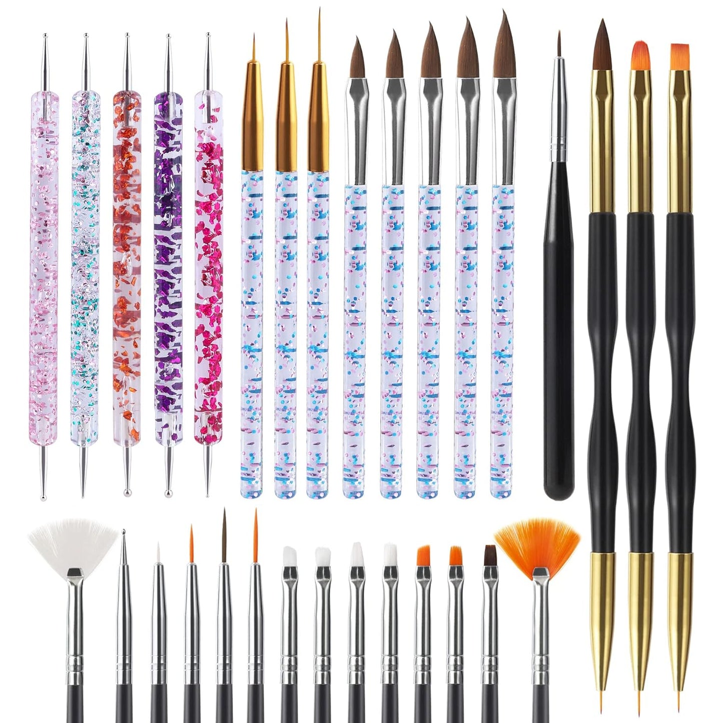 Nails Art Brushes Set Nails Dotting Tools